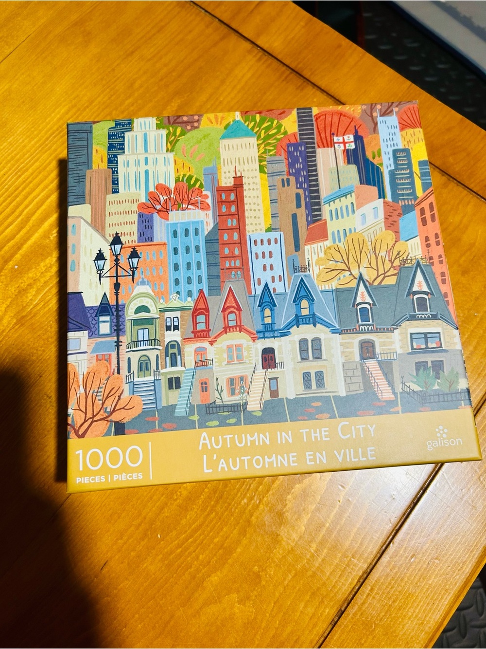 'Autumn in the City' 1000-Piece Jigsaw Puzzle - Galison